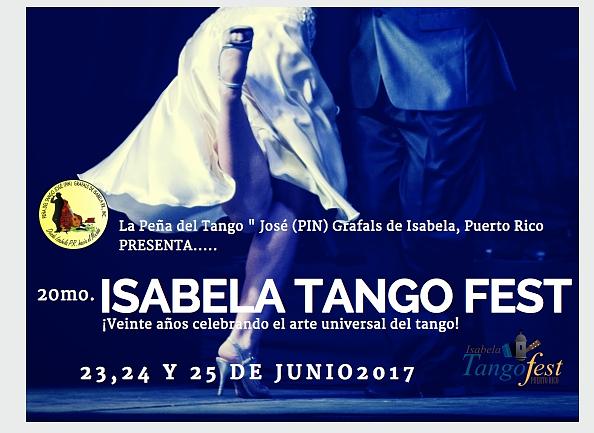 flyer image for 20m Isabela Tango Fest