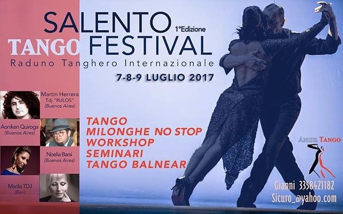 flyer image for Salento Tango Festival