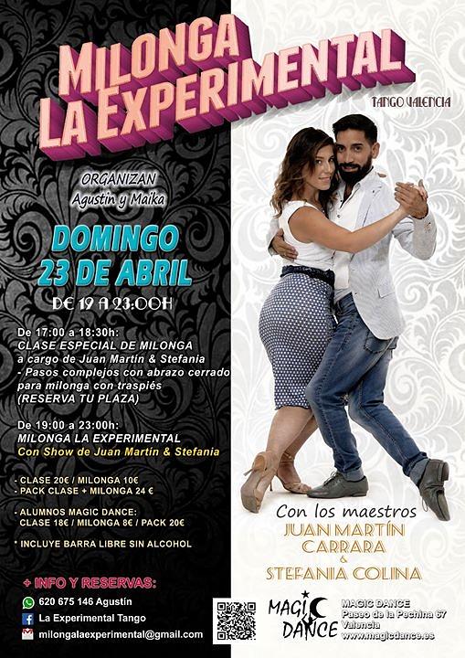 flyer image for Milonga La Experimental