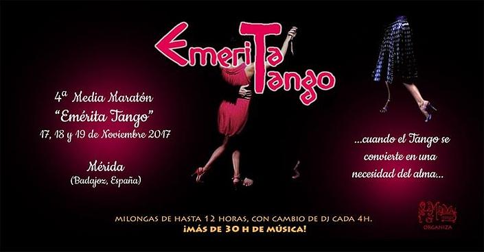 flyer image for Emerita Tango Maraton 2017