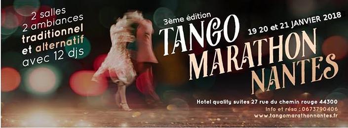 flyer image for TANGO Marathon Nantes