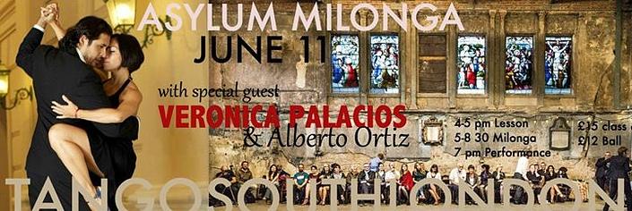 flyer image for Asylum Milonga