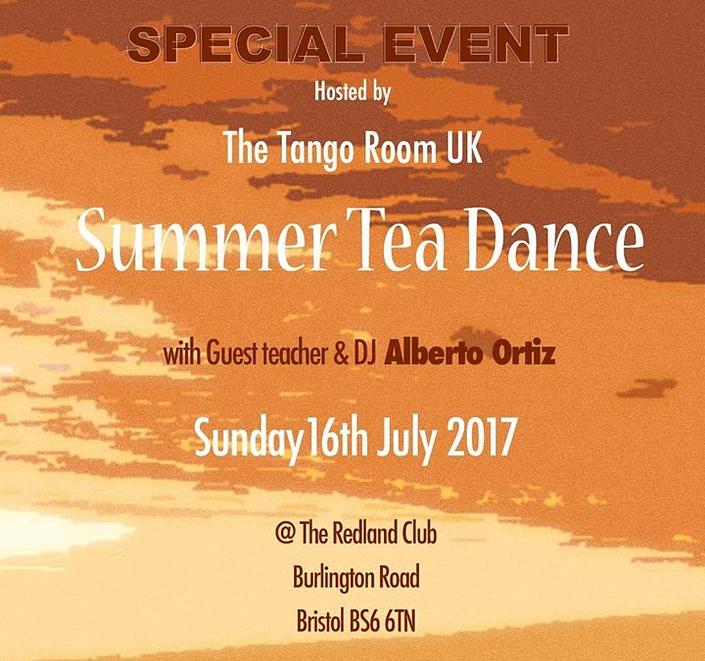 flyer image for Summer Tea Dance