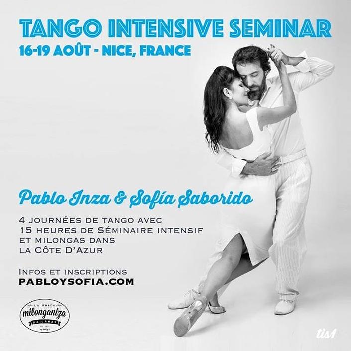 flyer image for Summer Tango Intensive Seminar - Pablo Inza - Sofia Sabordo