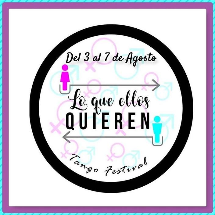 flyer image for Lo Que Ellos Quieren Tango Festival
