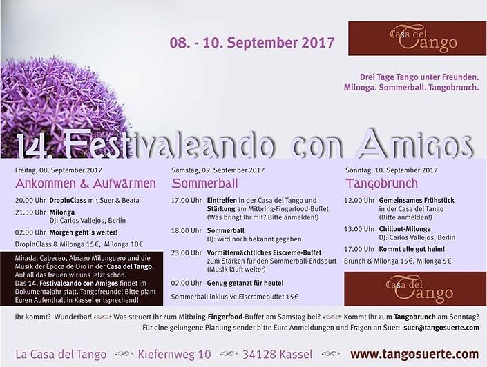 flyer image for Documenta14 Festivaleando14 Ausgebucht