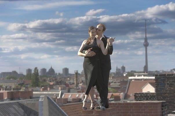 flyer image for Tango am See Workshops Show mit Susanne Opitz Rafael Busch