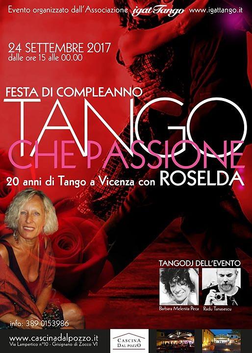 flyer image for FESTA 20 anni di Tango a Vicenza