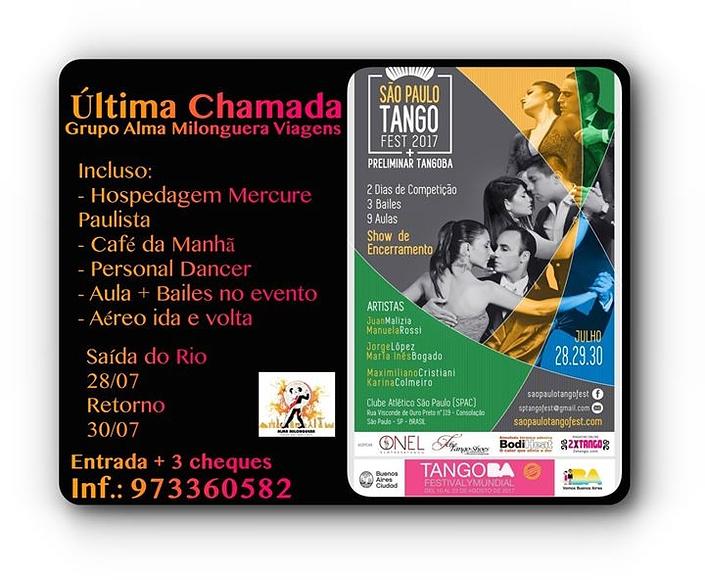 flyer image for Sao Paulo Tango Fest