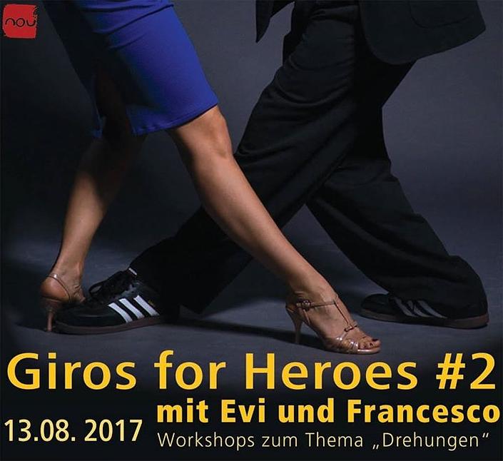 flyer image for Giros for Heroes 2 mit Evi Francesco
