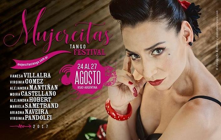 flyer image for Mujercitas Tango Festival