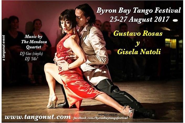 flyer image for Byron Bay Tango Festival