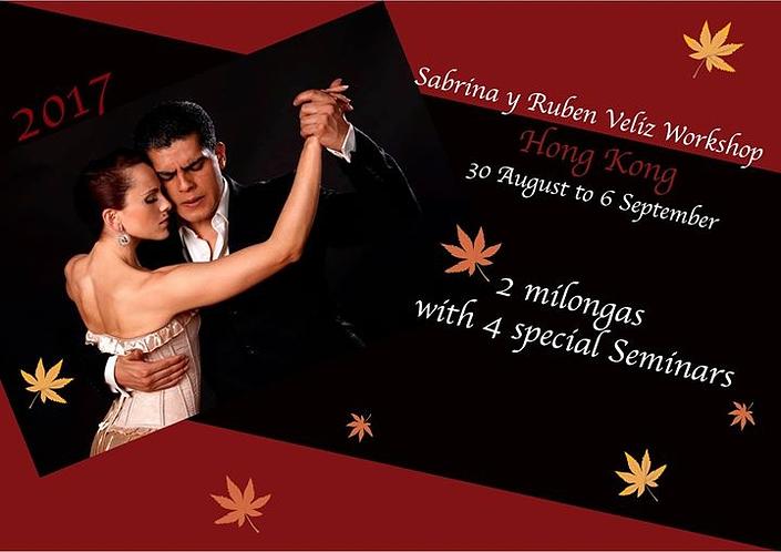 flyer image for Sabrina y Ruben Veliz Workshop
