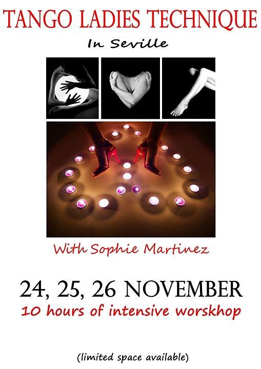 flyer image for Workshop ladies Tango Technique in Seville