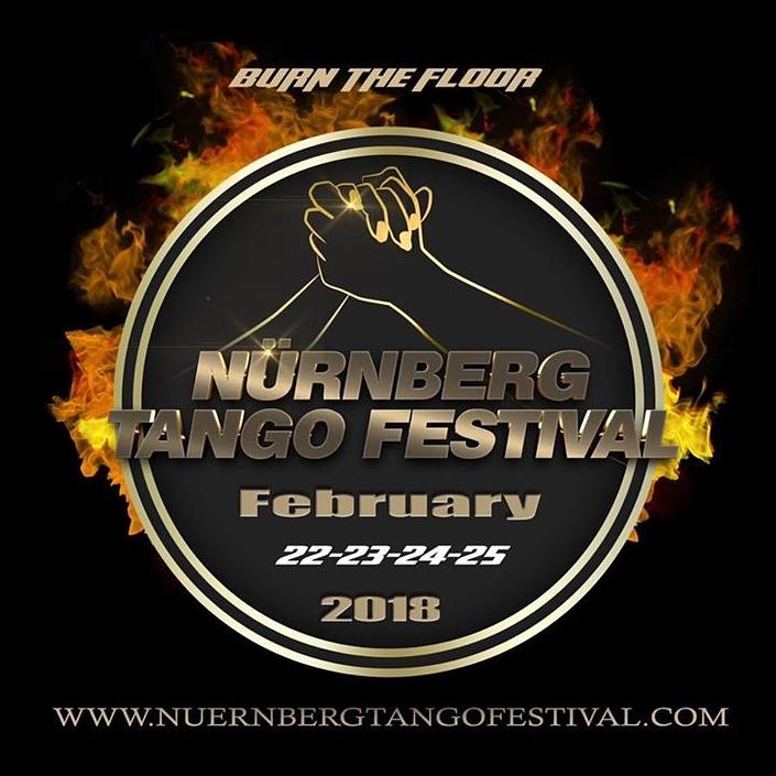 flyer image for III Nurnberg Tango Festival 2018 Burn the Floor