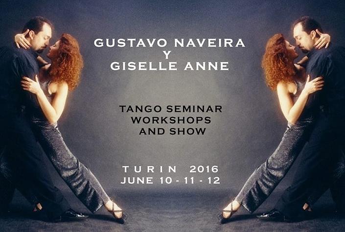 flyer image for Gustavo Naveira e Giselle Anne a Torino