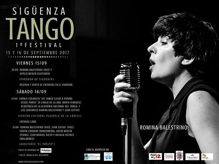 flyer image for I Festival de Tango de Siguenza
