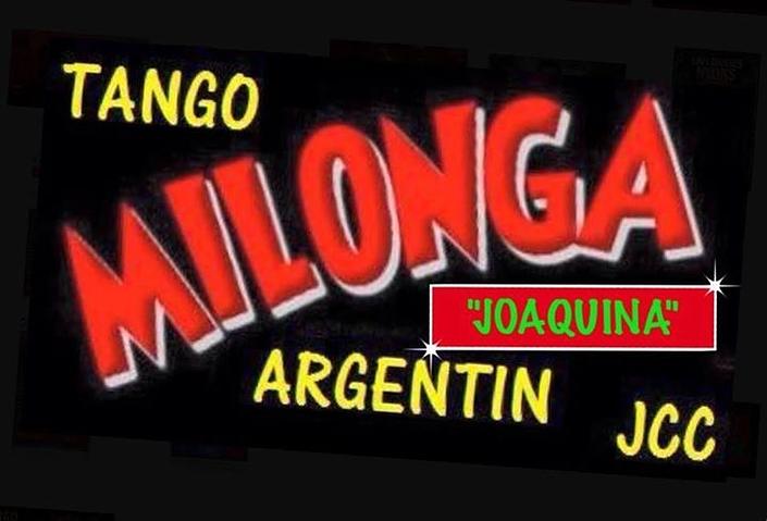 flyer image for JCC SAM Milonga Joaquina Stage Tango