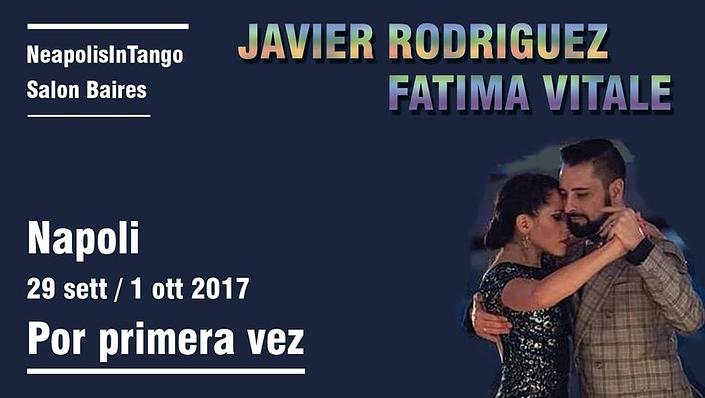 flyer image for Javier Rodriguez y Fatima Vitale Napoli Por primera vez