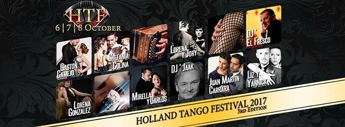 flyer image for Holland Tango Festival