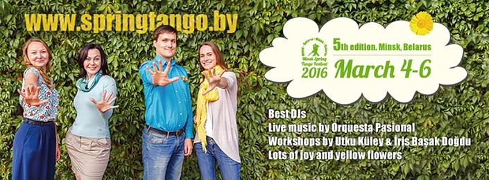 flyer image for Minsk Spring Tango Festival