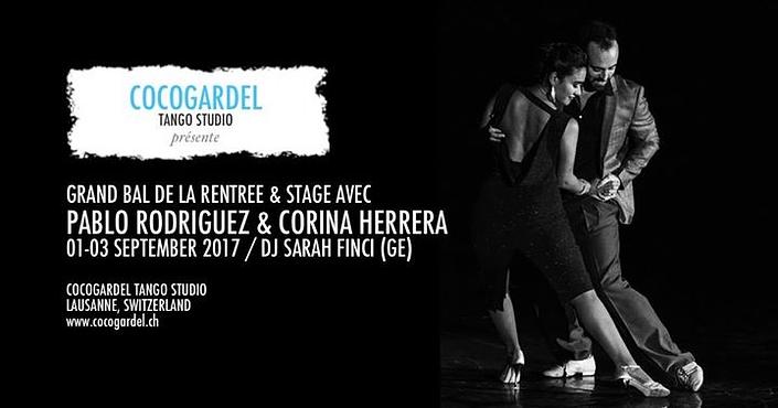 flyer image for Chez CocoGardel avec Pablo Rodriguez Corina Herrera
