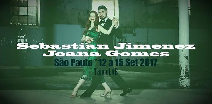 flyer image for Sebastian Jimenez Joana Gomes em Sao Paulo
