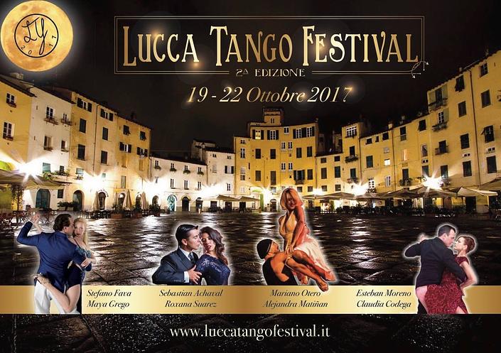 flyer image for Lucca Tango Festival