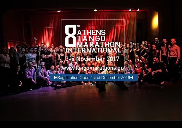 flyer image for 8th International Athens Tango Marathon