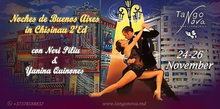 flyer image for Noches de Buenos Aires in Chisinau 2 edition