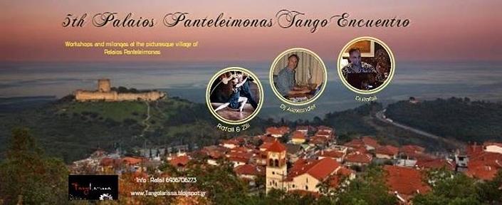 flyer image for 5th Palaios Panteleimonas Tango Encuentro