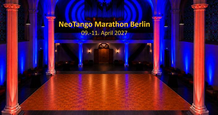 flyer image for  Neo Tango Marathon Berlin in a Church 