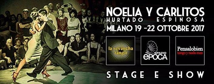 flyer image for Noelia y Carlitos Stage e Show a Milano