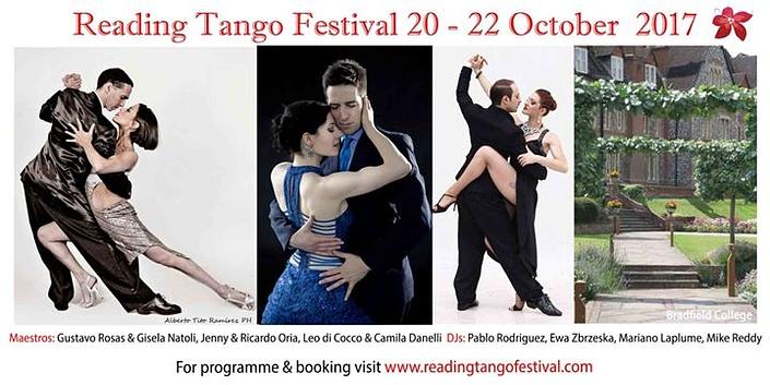 flyer image for Reading Tango Festival