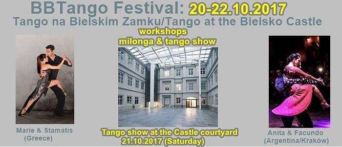 flyer image for Tango na Bielskim Zamku Tango at the Bielsko Castle