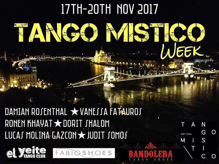 flyer image for Tango Mistico Week Budapest
