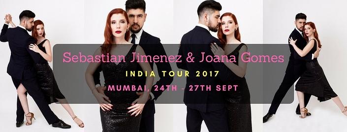 flyer image for Sebastian Jimenez and Joana Gomes India Tour 2017