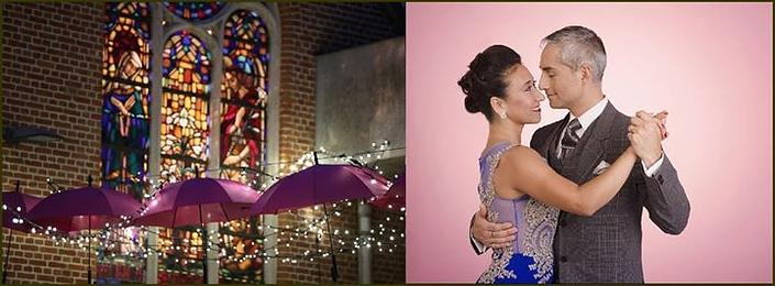flyer image for Milonga Gasthuis with workshops Maximiliano and Paloma