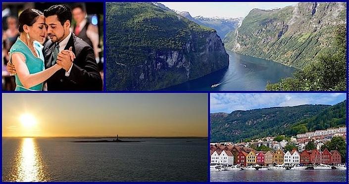 flyer image for Tango Cruise Norwegian Fjords with Amanda and Adrian Costa