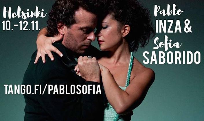 flyer image for Pablo Inza Sofia Saborido Helsinki 2017