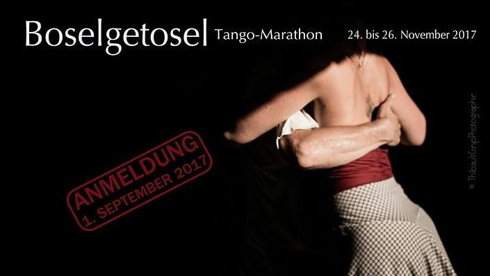 flyer image for Boselgetosel TANGO Marathon