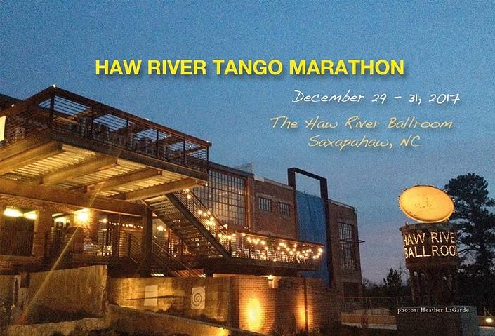 flyer image for 2nd Haw River Tango Marathon in Saxapahaw NC
