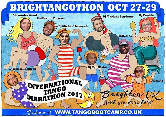 flyer image for Brightangothon Intl Tango Marathon