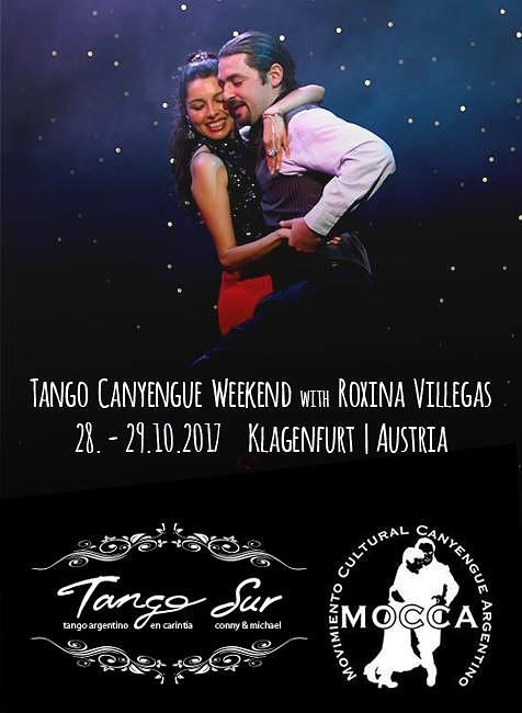 flyer image for Tango Canyengue Weekend with Roxina Villegas