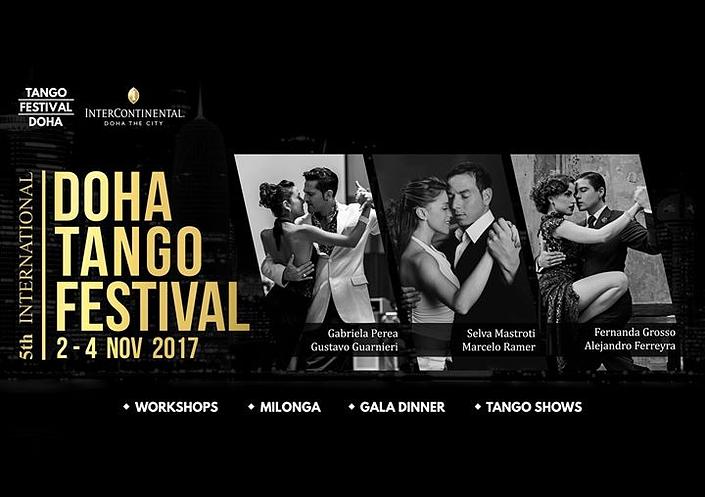 flyer image for 5th International Tango Festival Doha