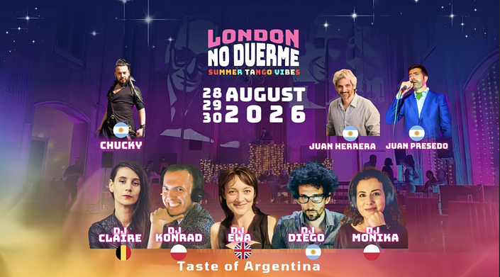 flyer image for London No Duerme – Summer Tango Vibes 