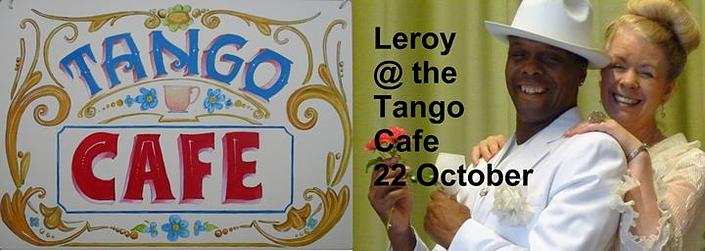 flyer image for Tango Workshop Tango Cafe with Leroy the Tithe Barn