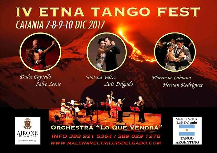 flyer image for Etna TANGO Fest