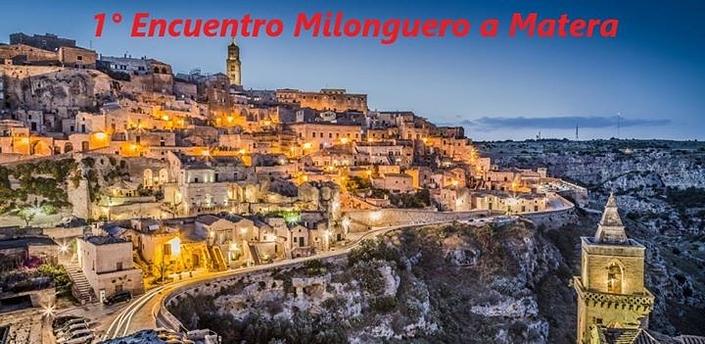 flyer image for 1 Encuentro Milonguero a Matera