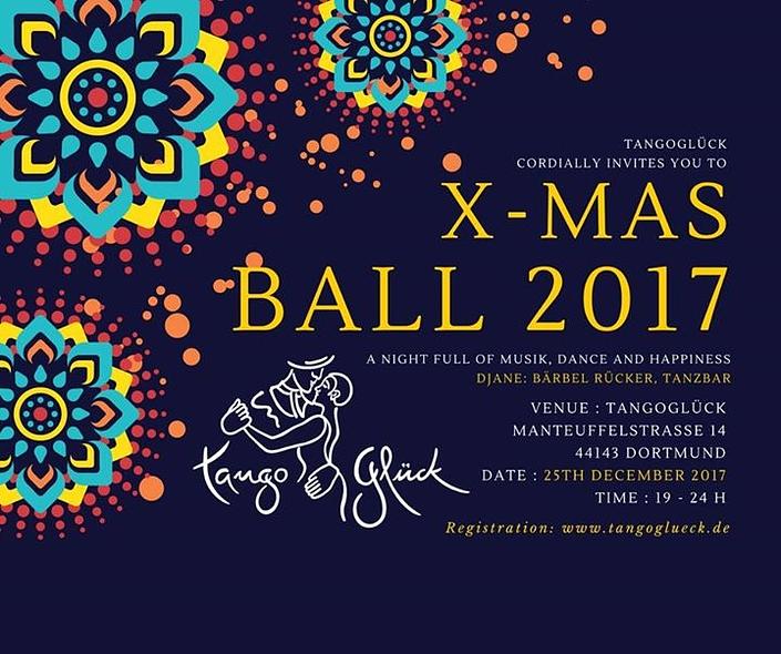 flyer image for X mas ball im TangoGluck